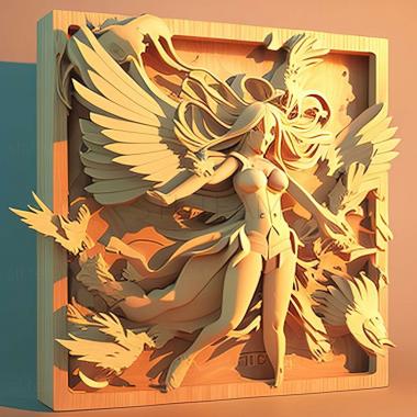 3D model Senran Kagura BurReNewal game (STL)